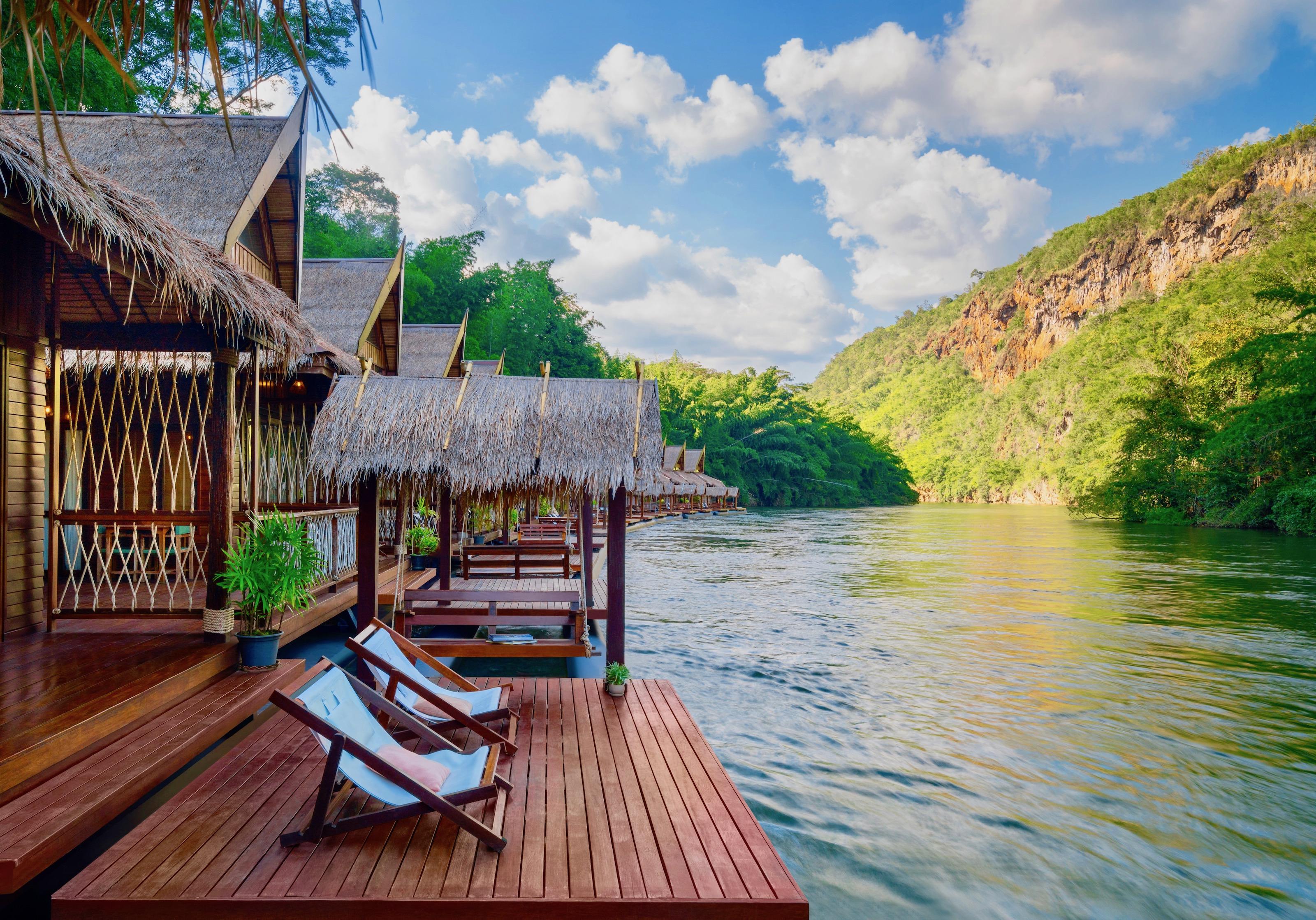 Ban Huai Maenam Noi The Float House River Kwai מראה חיצוני תמונה