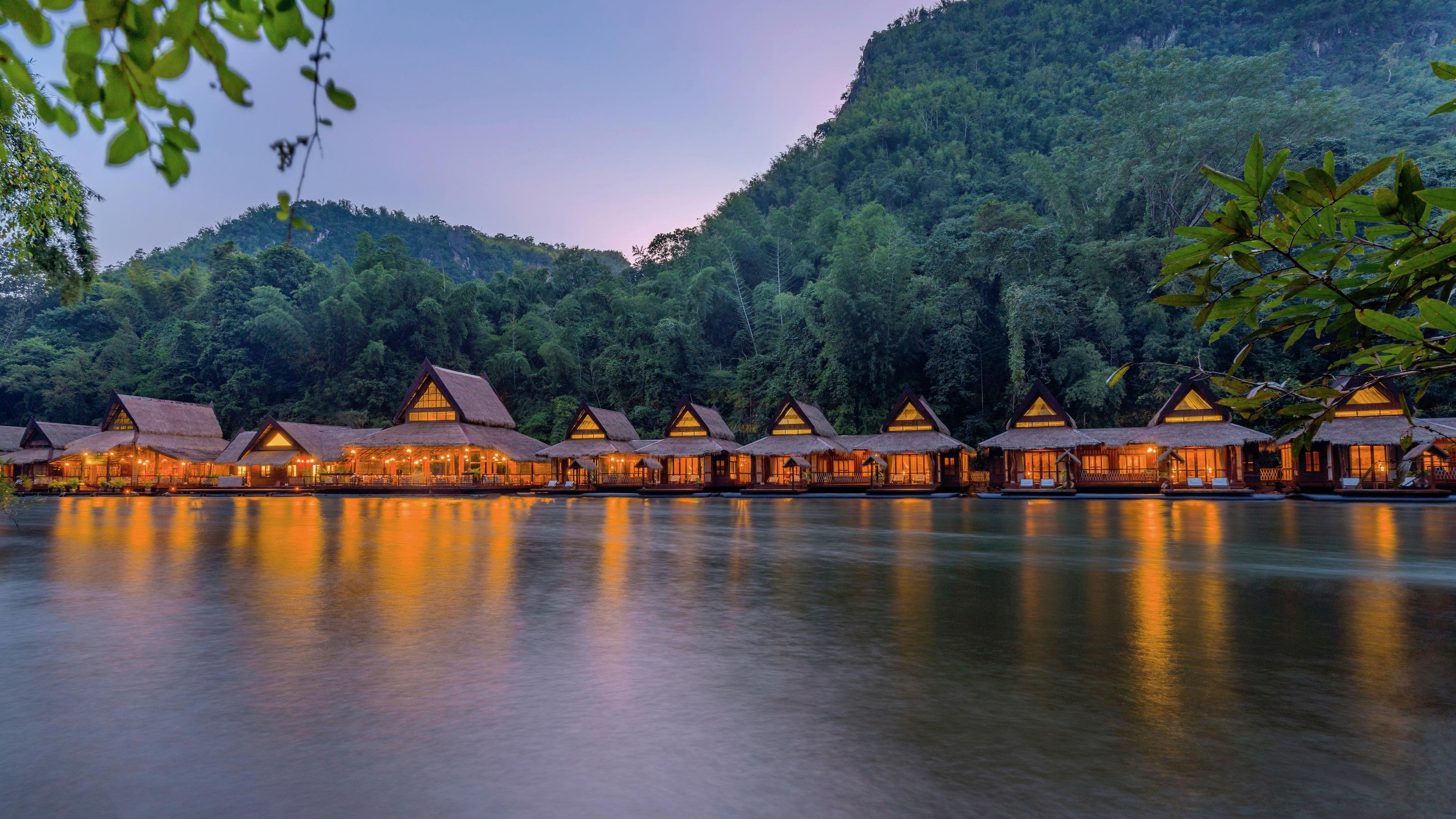 Ban Huai Maenam Noi The Float House River Kwai מראה חיצוני תמונה