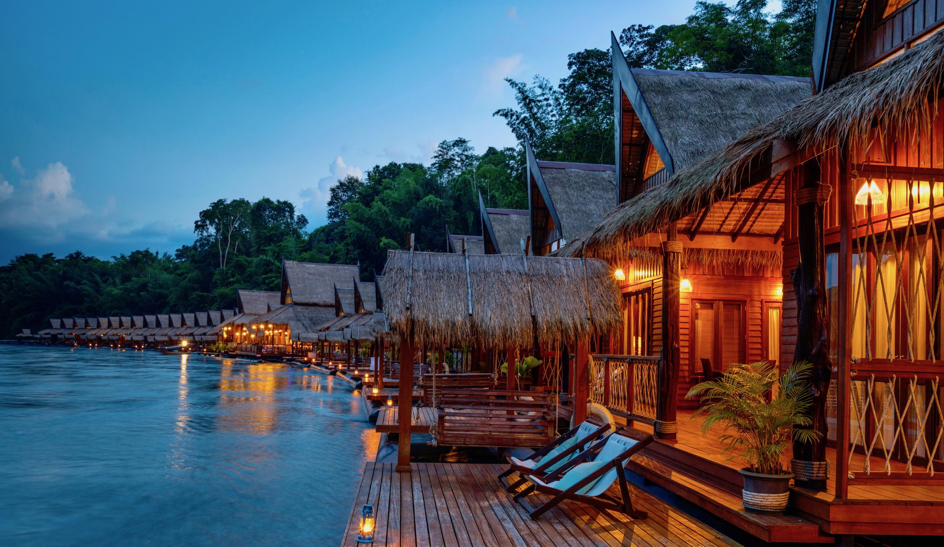 Ban Huai Maenam Noi The Float House River Kwai מראה חיצוני תמונה