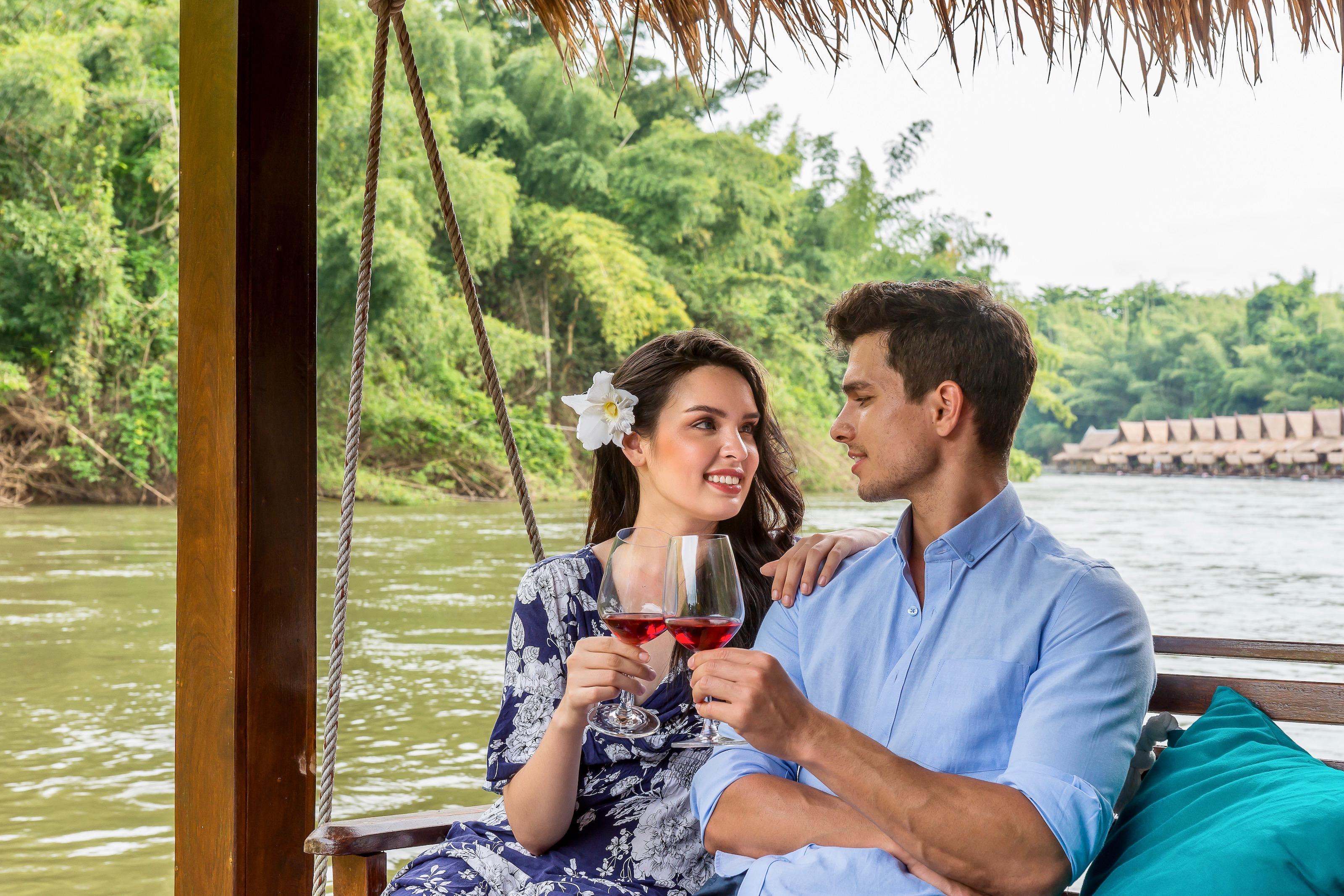 Ban Huai Maenam Noi The Float House River Kwai מראה חיצוני תמונה