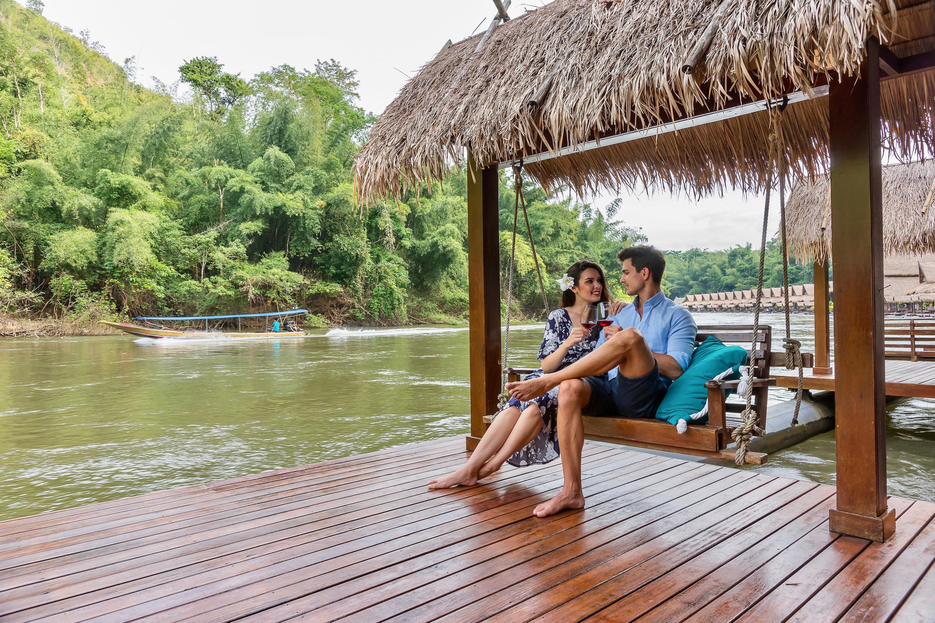 Ban Huai Maenam Noi The Float House River Kwai מראה חיצוני תמונה